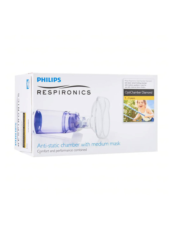 Philips Respironics OptiChamber DiaMond - LiteTouch Maskeli