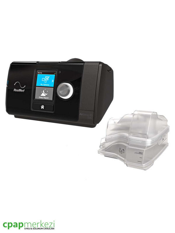 ResMed AirSense 10 AutoSet + ResMed HumidAir Nemlendirici + RNX CPAP Maskesi