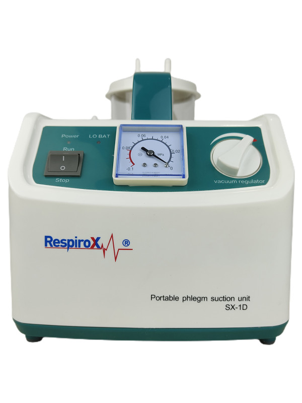 Respirox SX-1D Bataryalı Aspiratör Balgam Cihazı