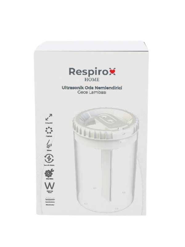 Respirox RH-ON01 Ultrasonik Oda Nemlendirici [Çift Atomizer- Gece Lambası]